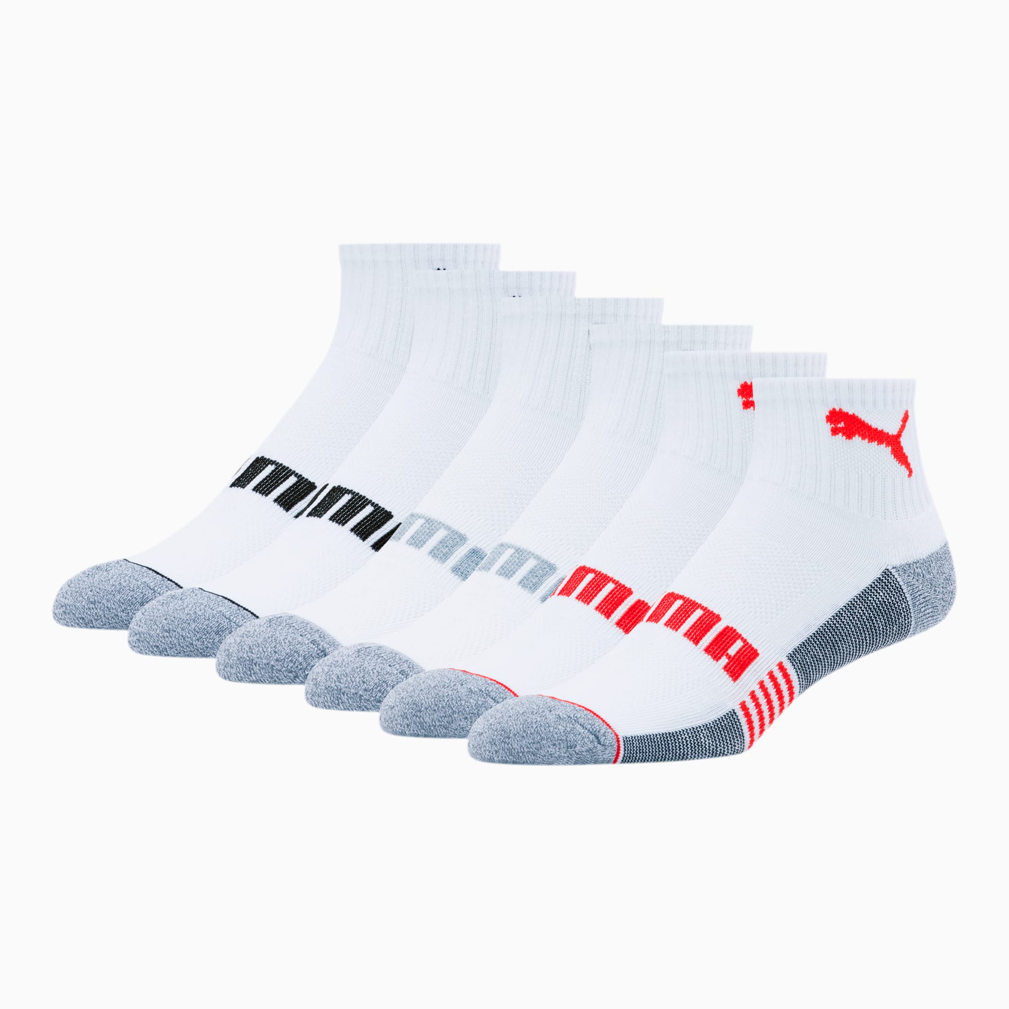 Men's Quarter Crew Socks [6 Pack] | PUMA US